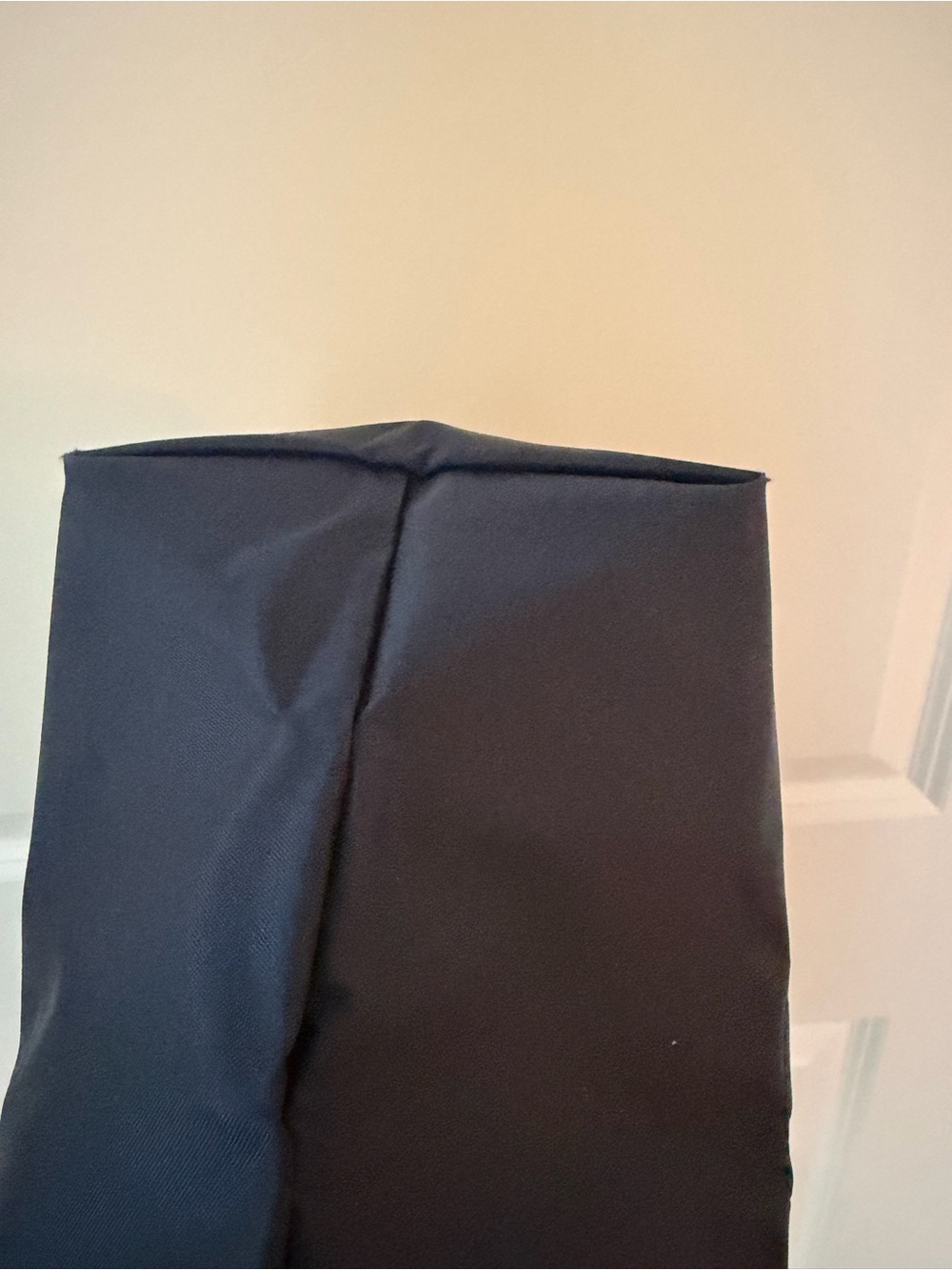 Longchamp Navy Tote with Brown Leather Trim - Picture 5 of 8